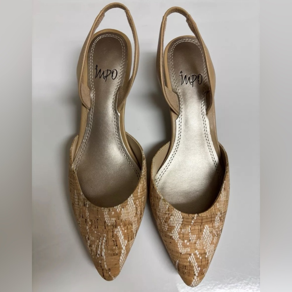 Impo Cork Lace Elina Too Size 6.5 New